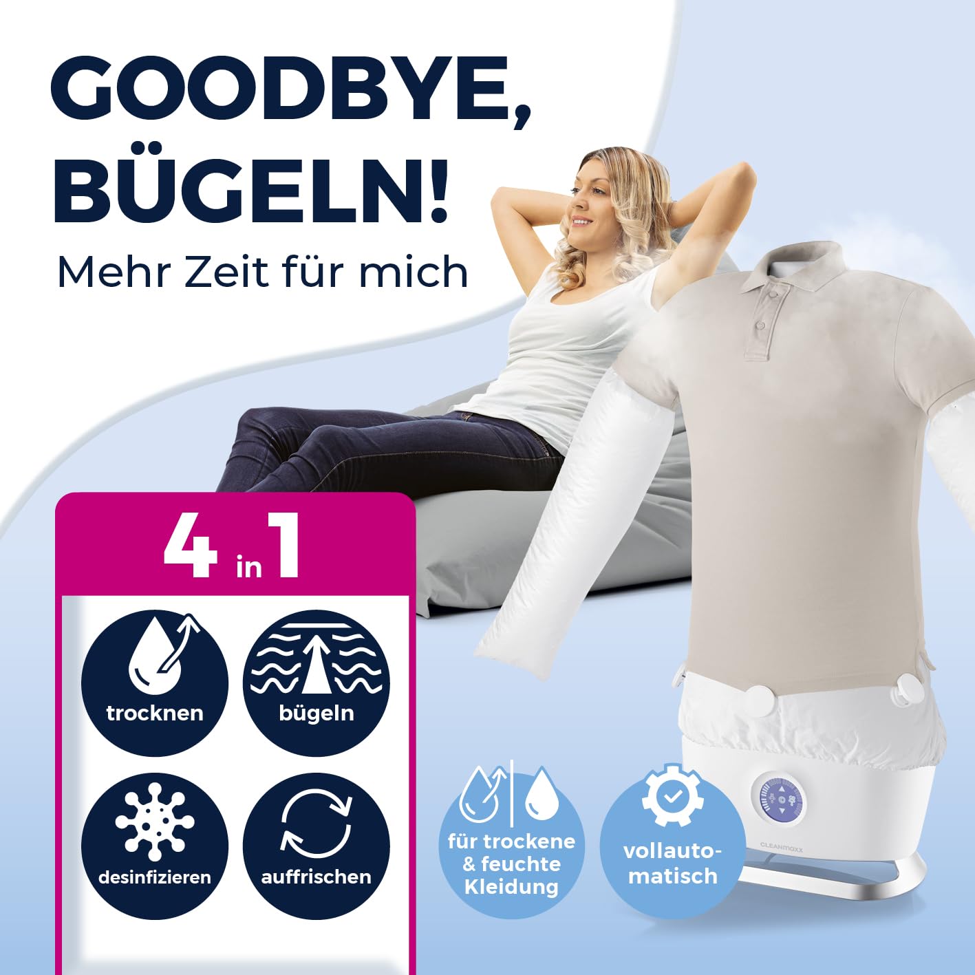 cleanmaxx-hemdenb-gler-b-gler-dampffunktion-touch-display image 2