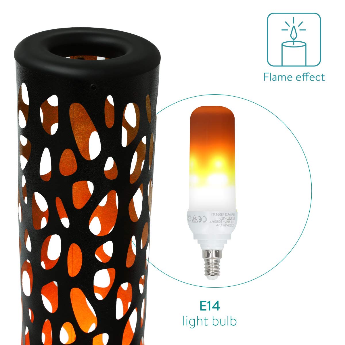 navaris-lighting-led-stehleuchte-80cm-flammeneffekt-warmwei image 3