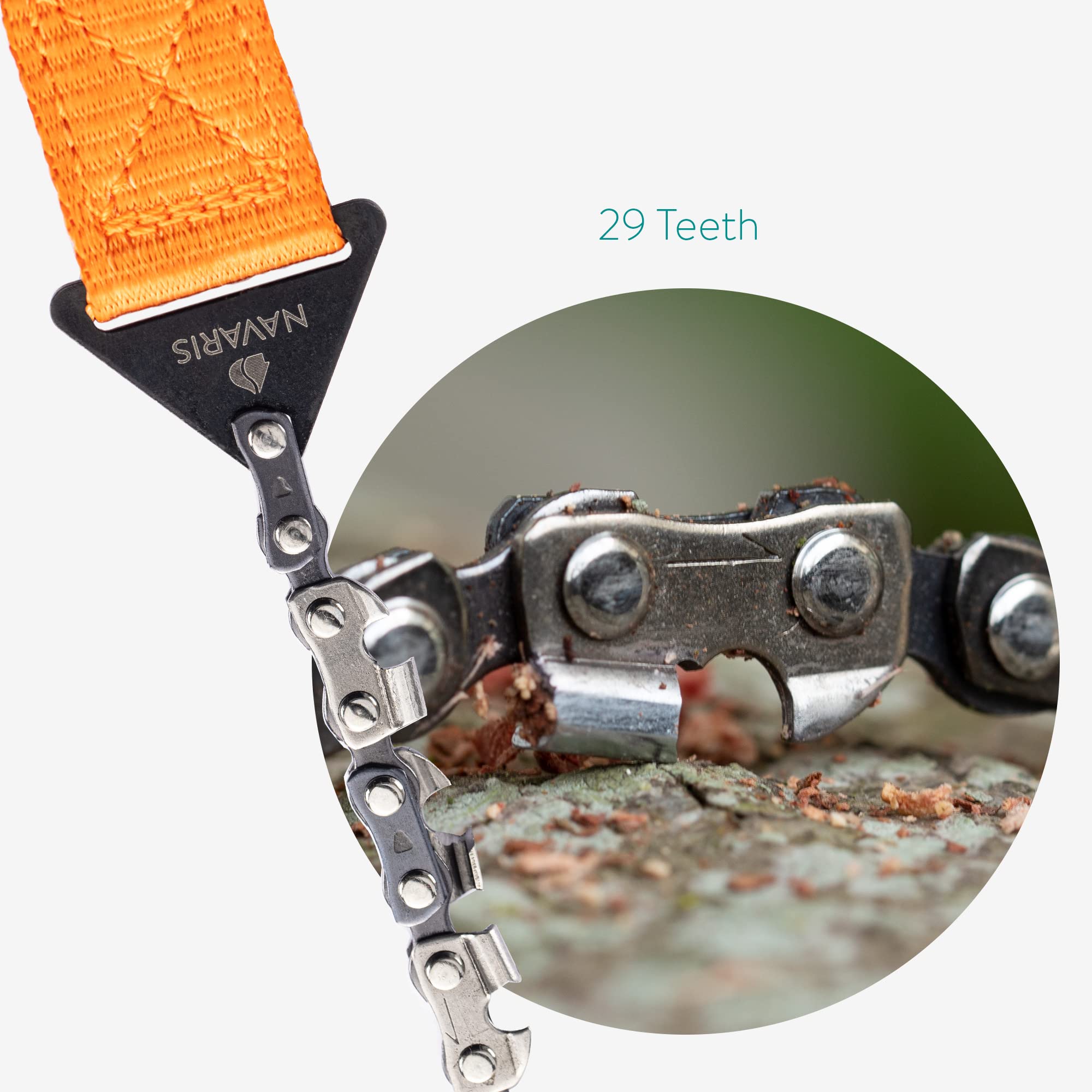 navaris-kitchen-handkettens-ge-29-z-hne-mit-tasche image 3