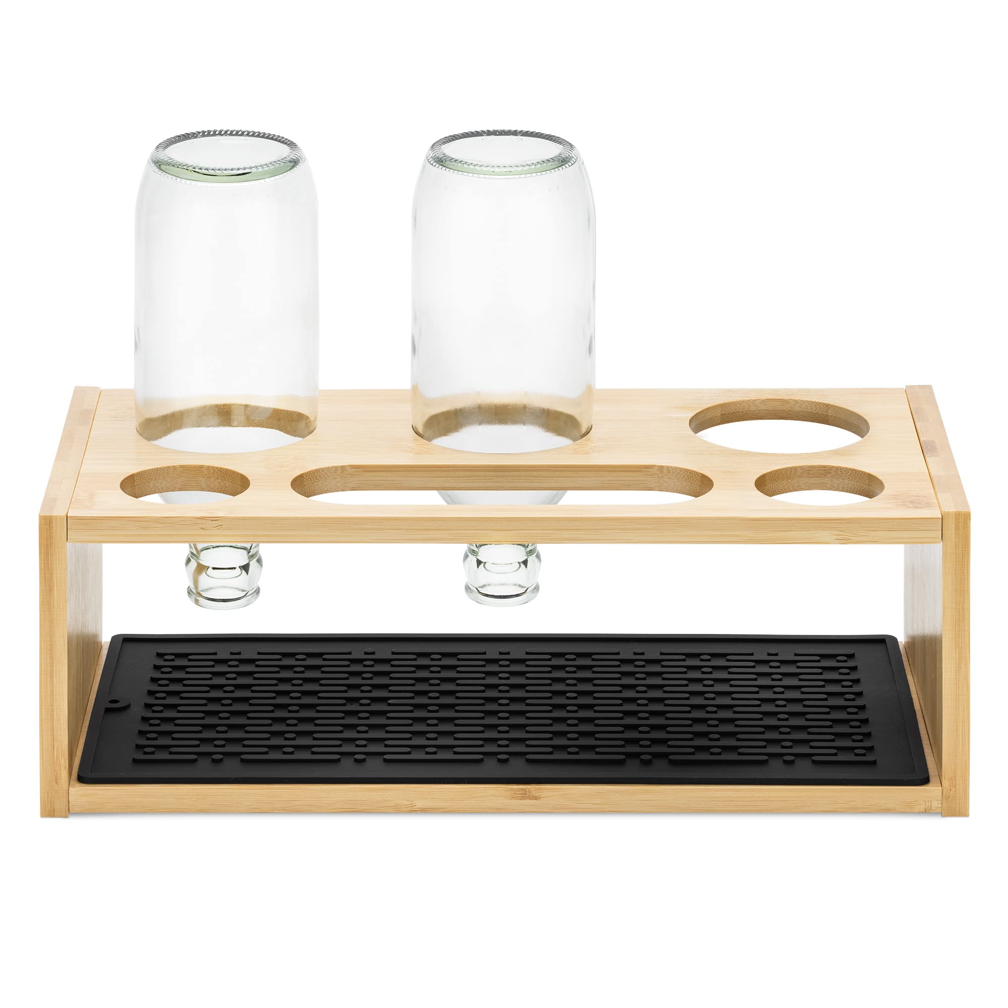 navaris-abtropfst-nder-bambus-f-r-sodastream-flaschen image 6
