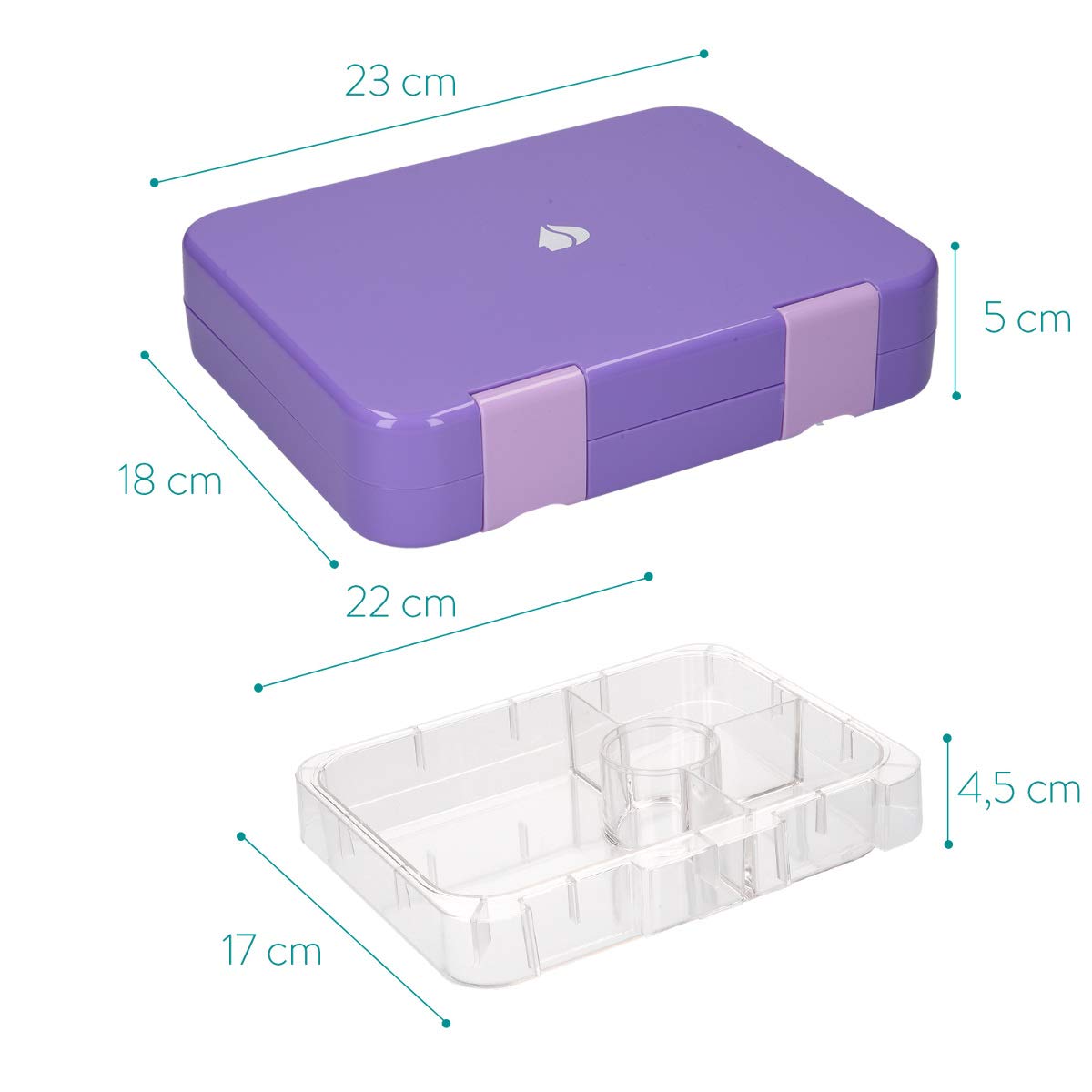navaris-lunchbox-kinder-4-f-cher-bento-box-violett-bpa-frei image 6