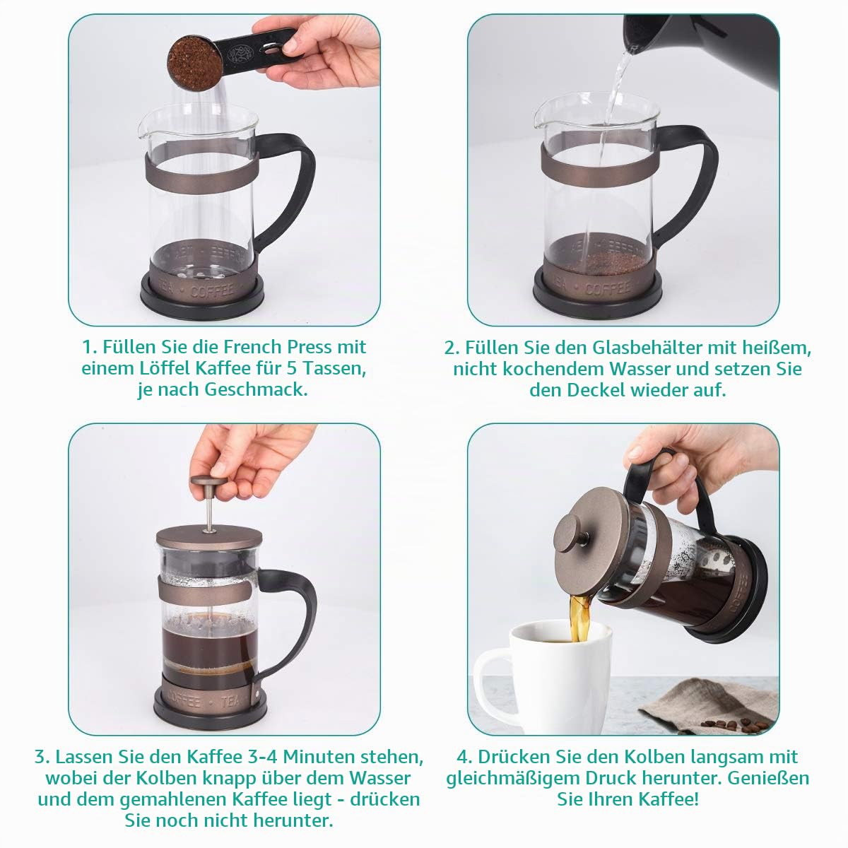 navaris-kitchen-french-press-kaffeebereiter-600-ml-glas image 4
