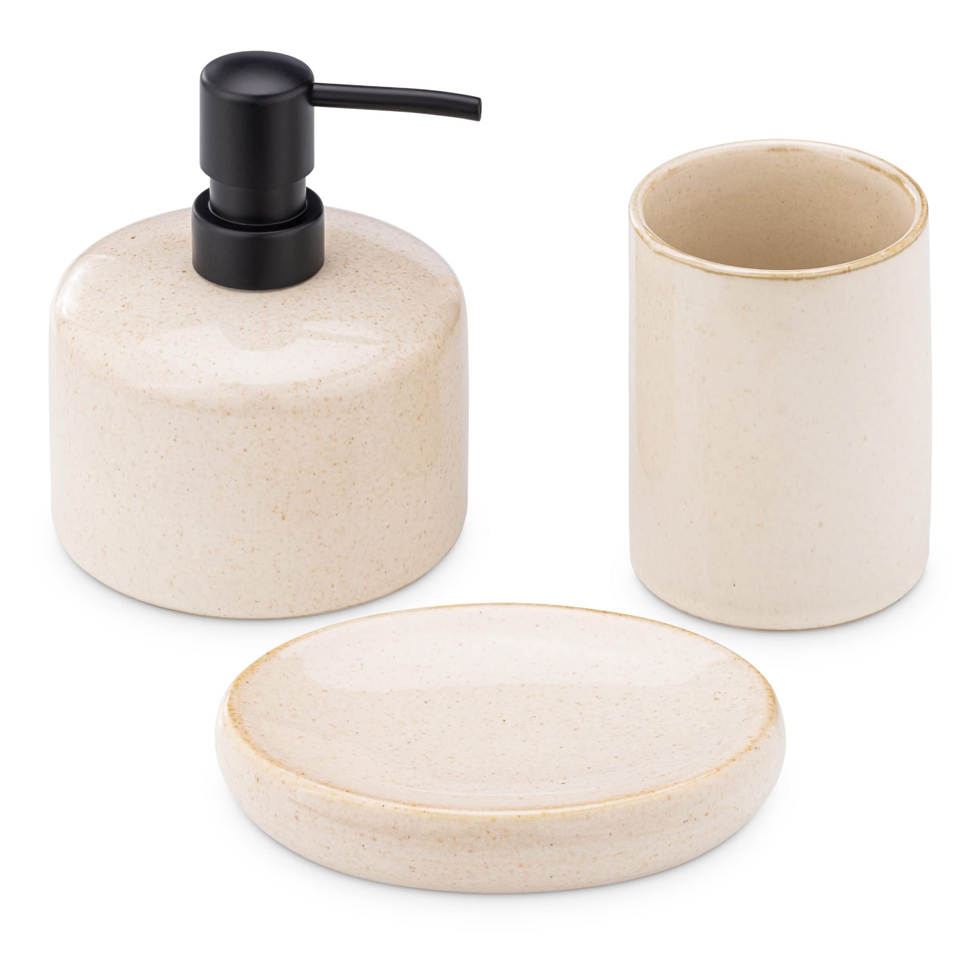 navaris-beauty-badezimmer-set-3-teilig-sandoptik-keramik image 6