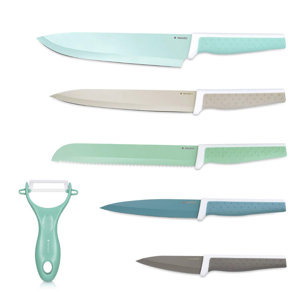 navaris-kitchen-messer-set-6-teilig-messer-bunt-mit-sch-ler image 1