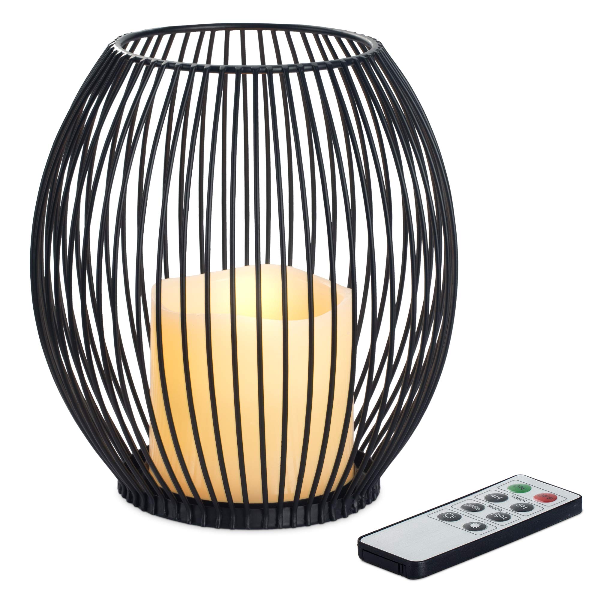 navaris-lighting-metall-kerzenhalter-led-kerze-gr-e-s-echtwachs image 7