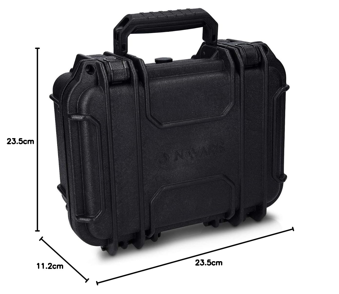 navaris-kamerakoffer-wasserdicht-schwarz-23-5x19cm-w-rfelschaum image 7