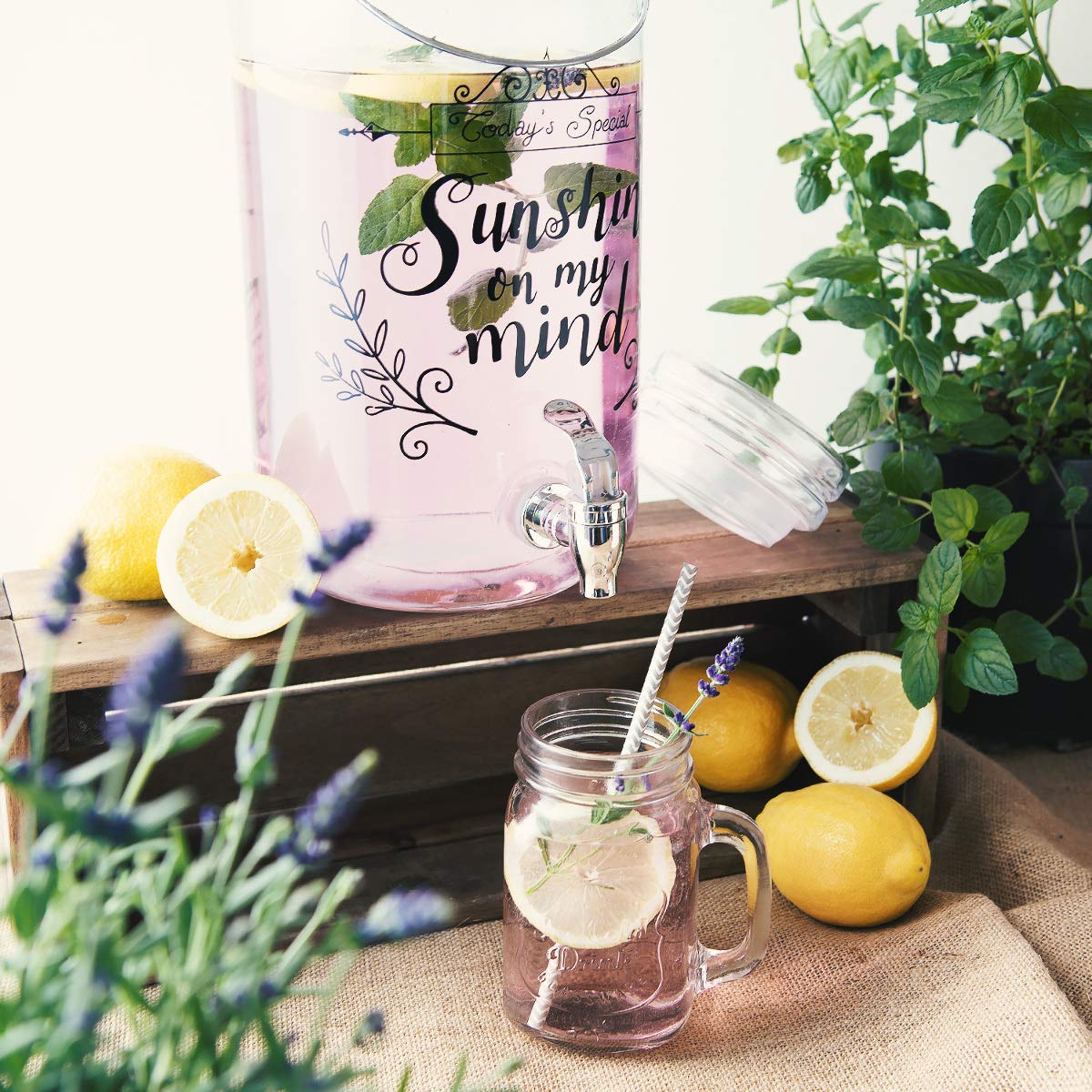 navaris-kitchen-getr-nkespender-5-5-liter-glas-mit-zapfhahn image 5