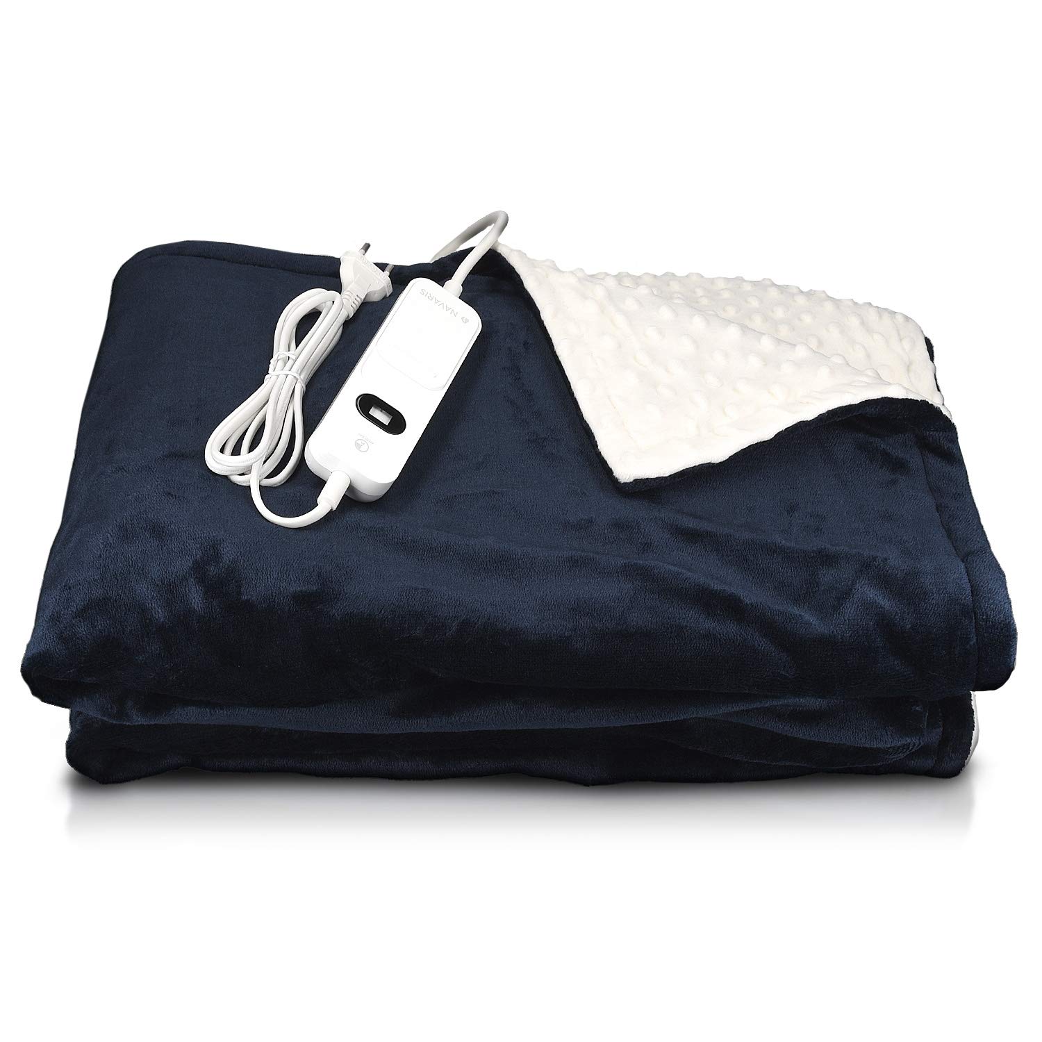 navaris-xxl-heizdecke-180x130-dunkelblau-abschaltautomatik-2 image 8