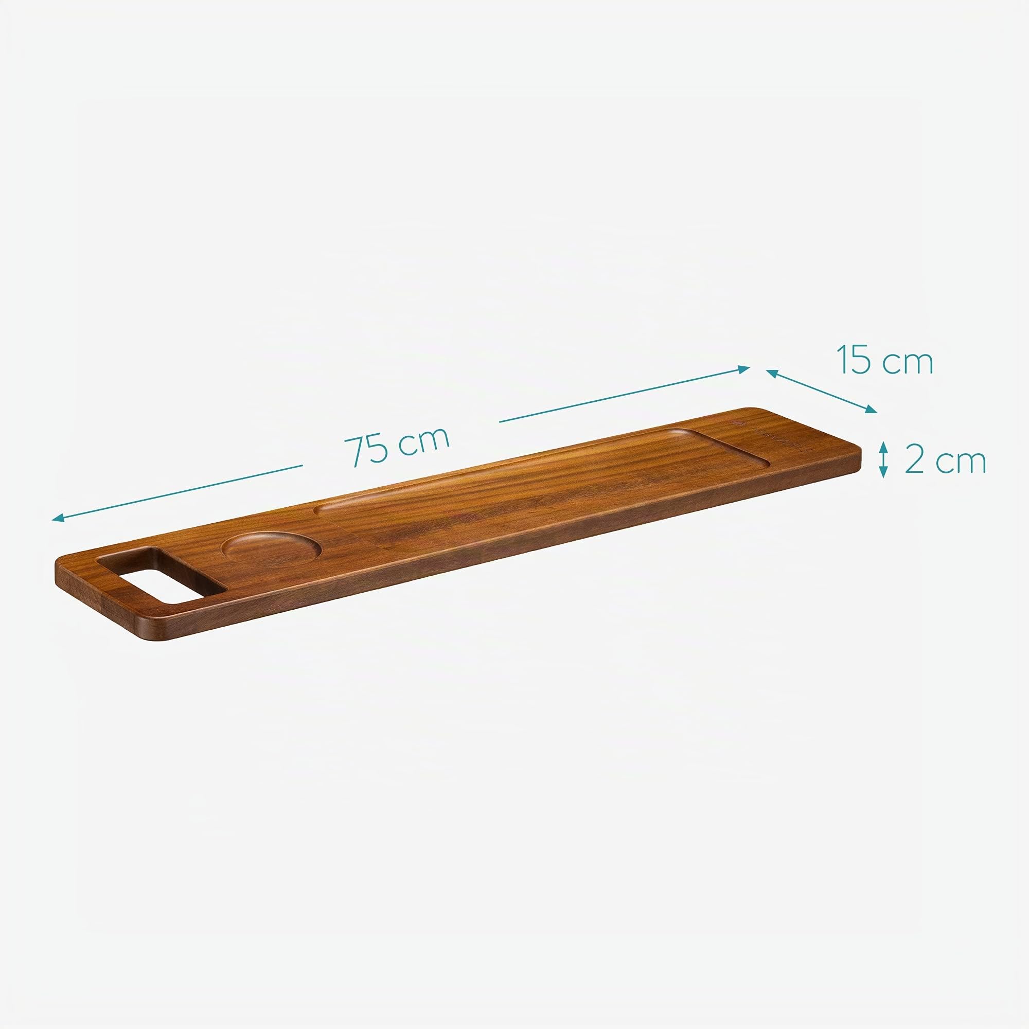 navaris-badewannenablage-walnussholz-dunkelbraun-74-9-cm image 4