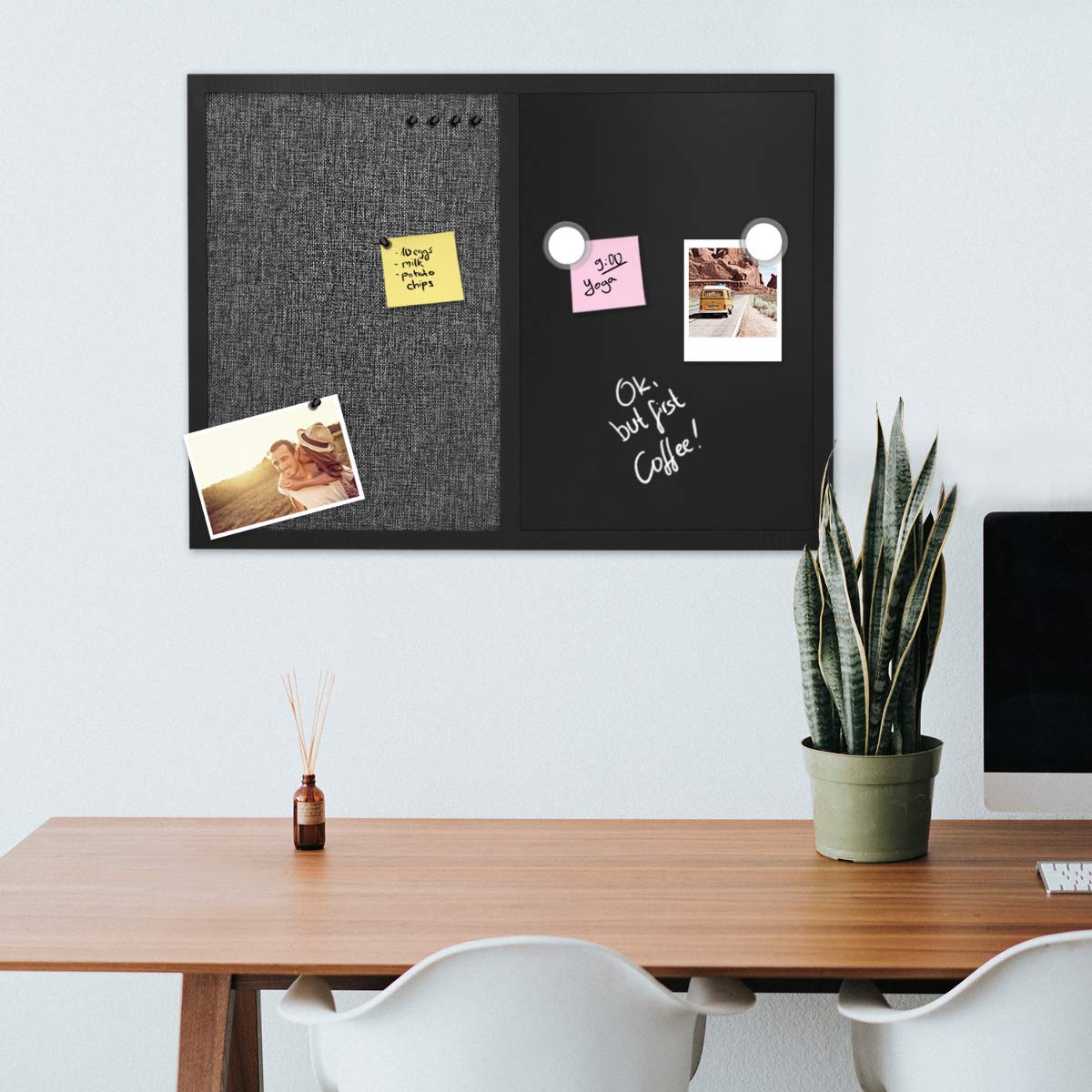 navaris-office-hobby-kombitafel-60x45cm-magnet-kreide-stoff image 2