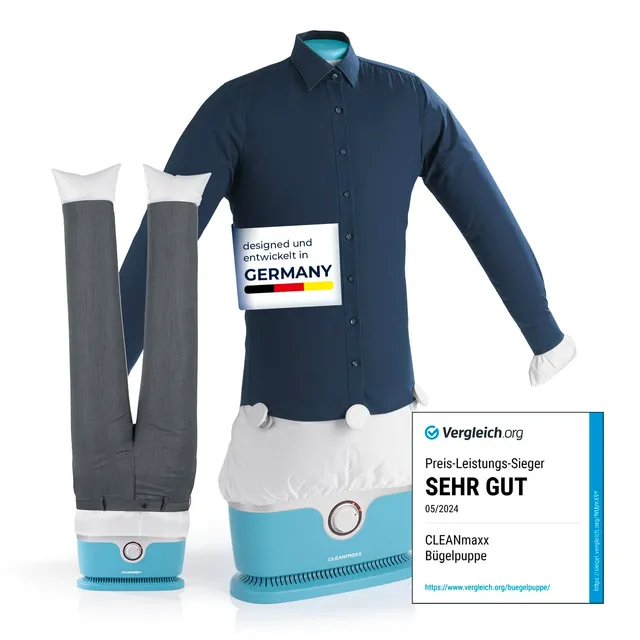 cleanmaxx-hemdenb-gler-automatisch-blau-mit-hosenaufsatz image 1