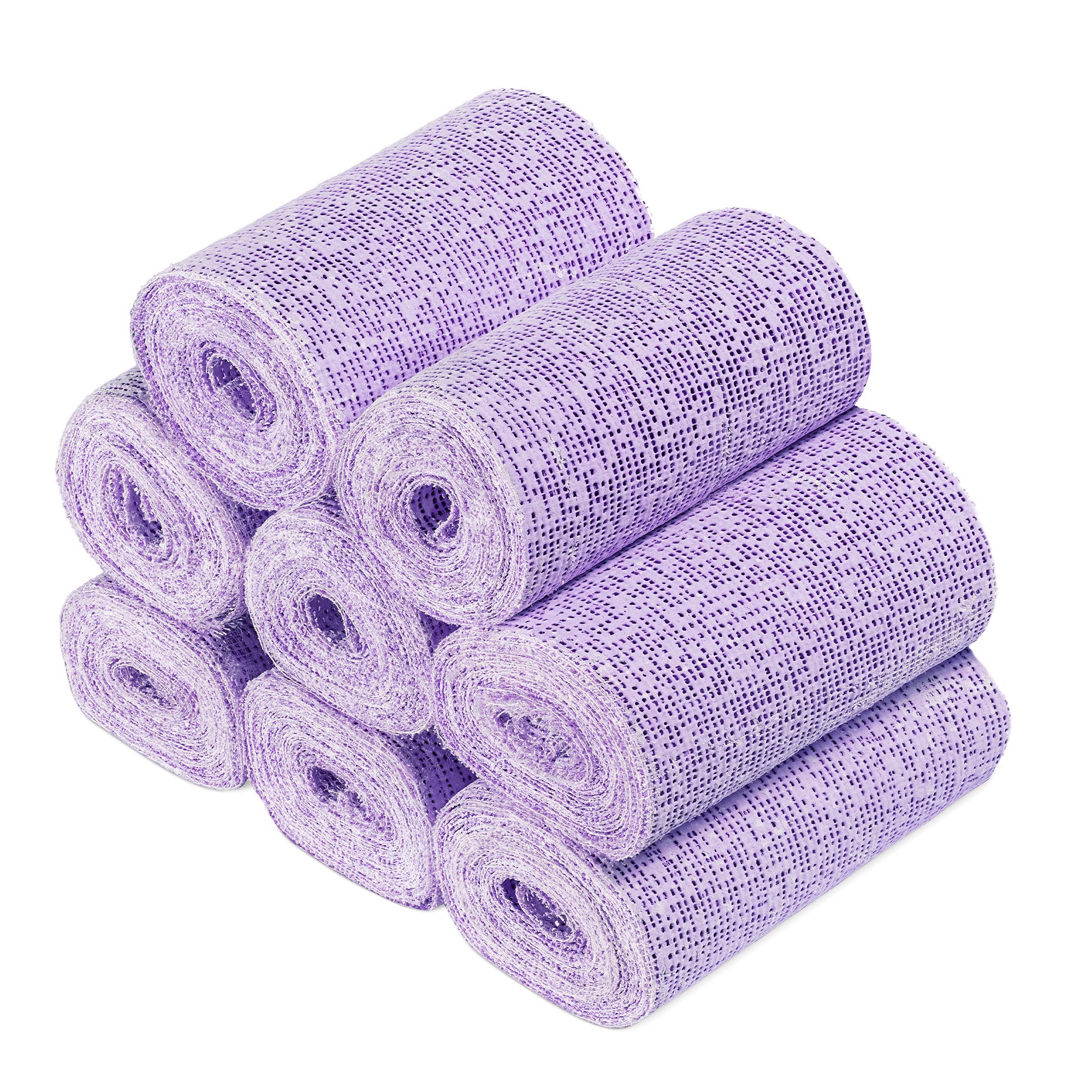 navaris-gipsbinden-babybauch-set-8x-10x300cm-violett image 1