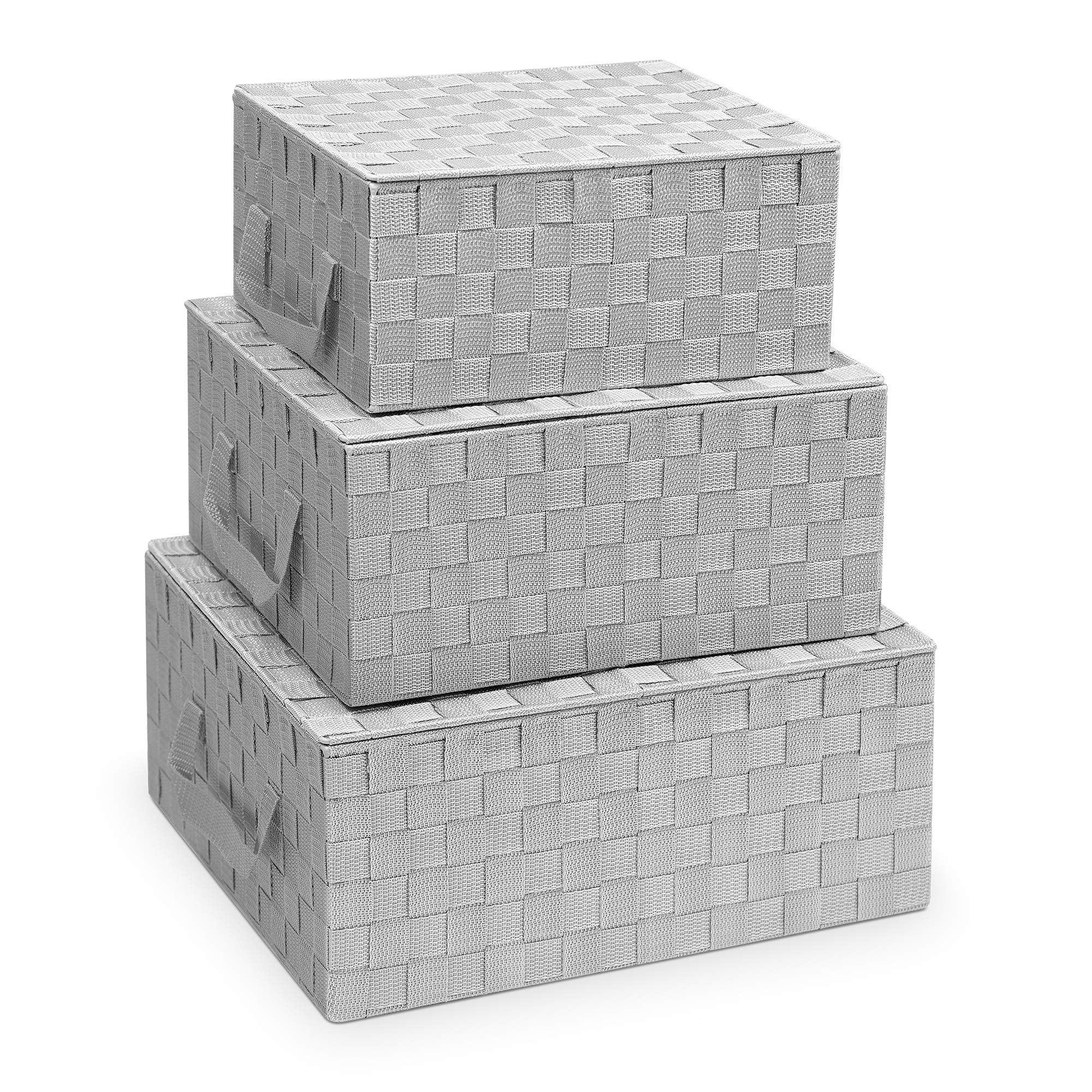 navaris-beauty-aufbewahrungsbox-korb-geflochten-3er-set-stapelbar image 1