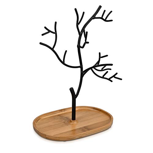 navaris-schmuckbaum-holz-metall-schmuckst-nder-25-cm image 8