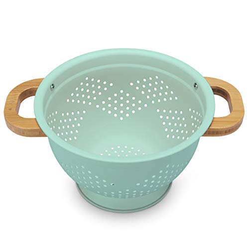 navaris-kitchen-seiher-nudelsieb-mintgr-n-2-8l-eisen image 8