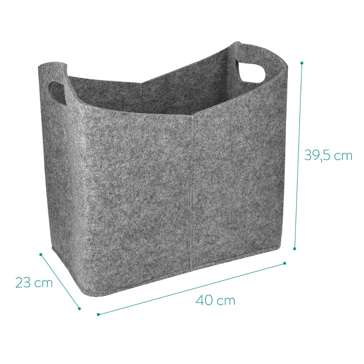 navaris-filzkorb-kaminholz-grau-40x23x39cm-2er-set image 4