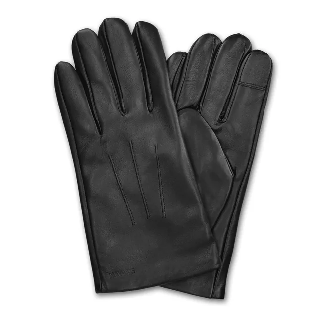 navaris-touchscreen-handschuhe-herren-echtleder-nappa-kaschmir image 1