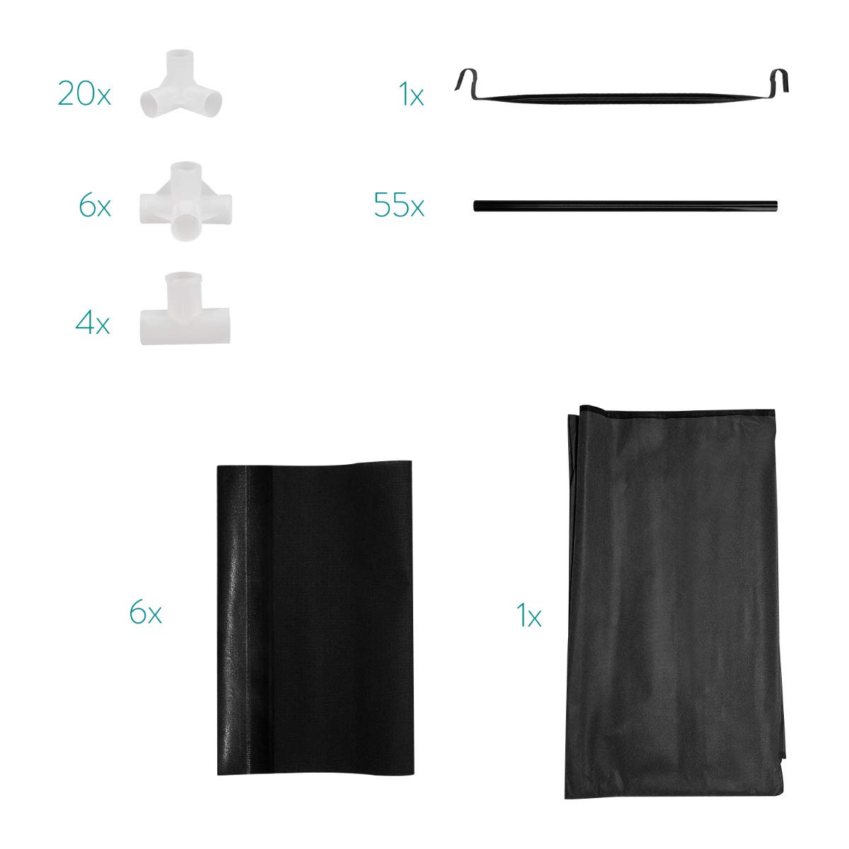 navaris-stoff-kleiderschrank-88x170x45-grau-mit-kleiderstange image 6