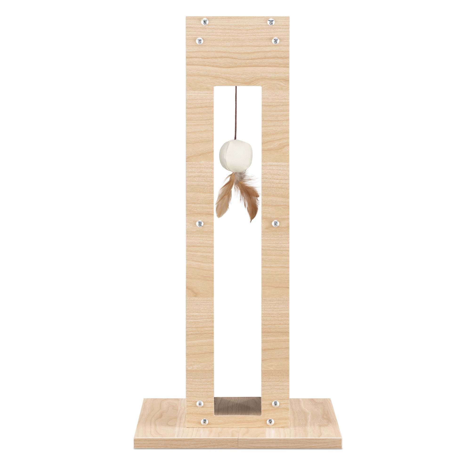 navaris-kratzbaum-kratzstamm-katzen-mit-spielzeug-pappe image 7