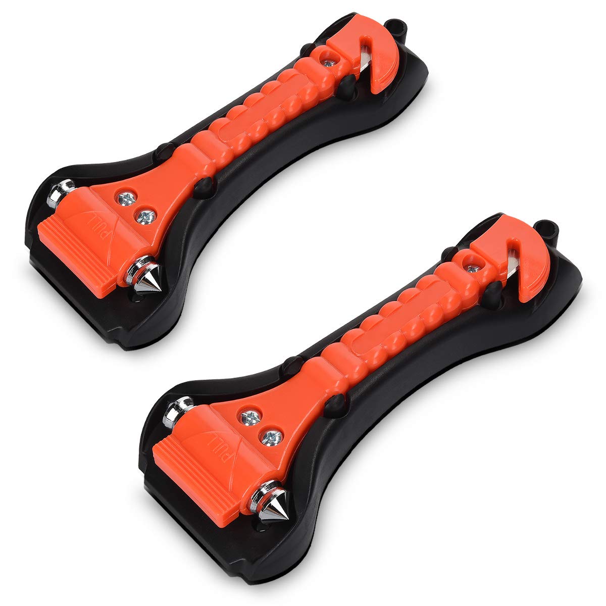 navaris-nothammer-auto-notfallhammer-2er-set-orange-gurtmesser image 5