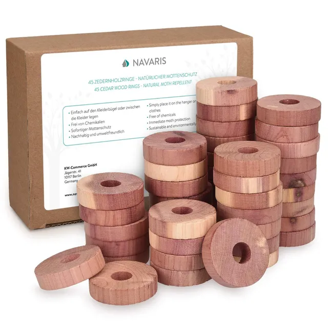 navaris-garden-mottenschutz-ringe-zedernholz-45-st-ck-chemiefrei image 1