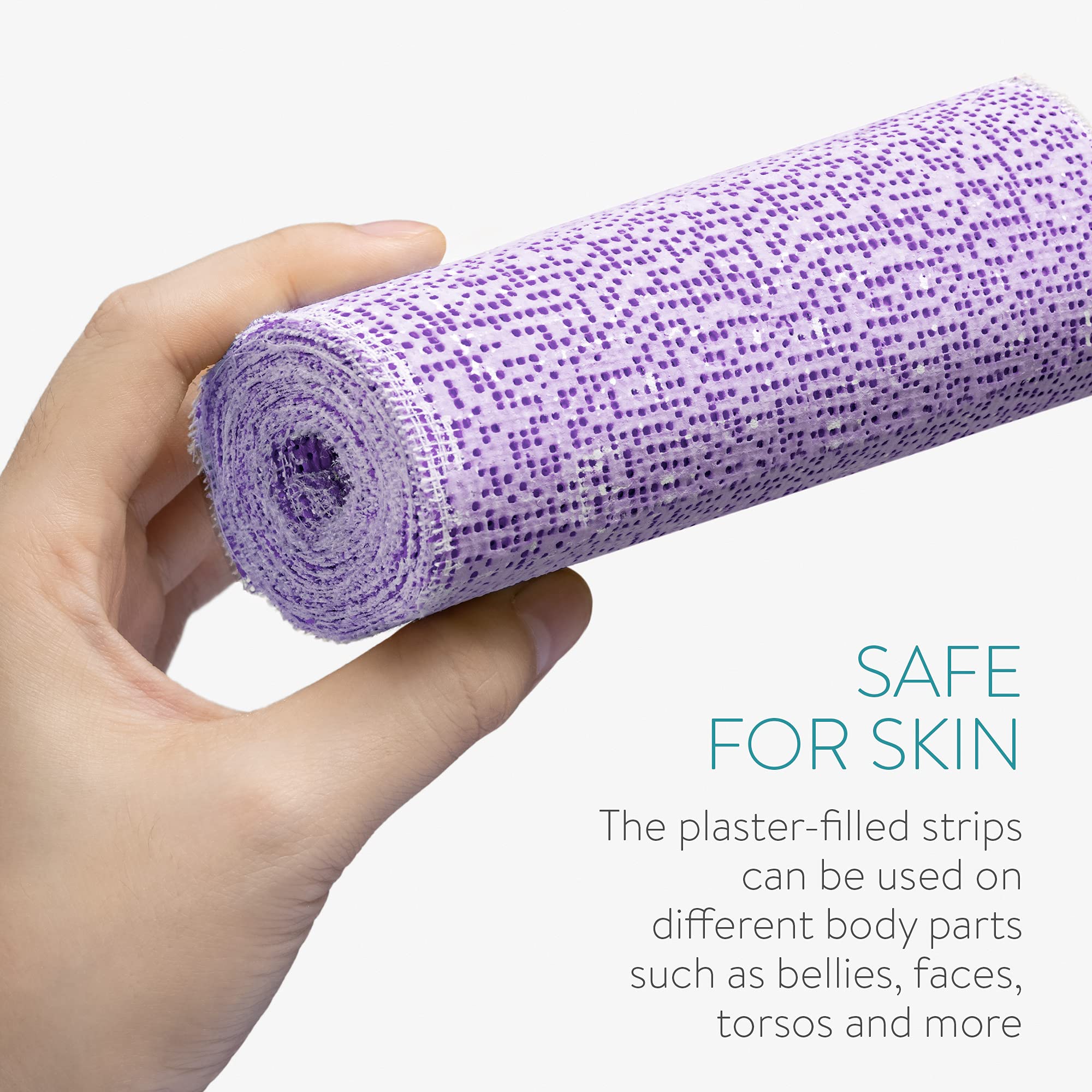navaris-babybauch-8x-gipsbinden-15x300cm-gipsabdruck-set-violett image 5
