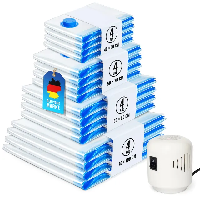 allyson-storage-vakuumbeutel-16er-set-mit-pumpe-platzsparend-dicht image 1