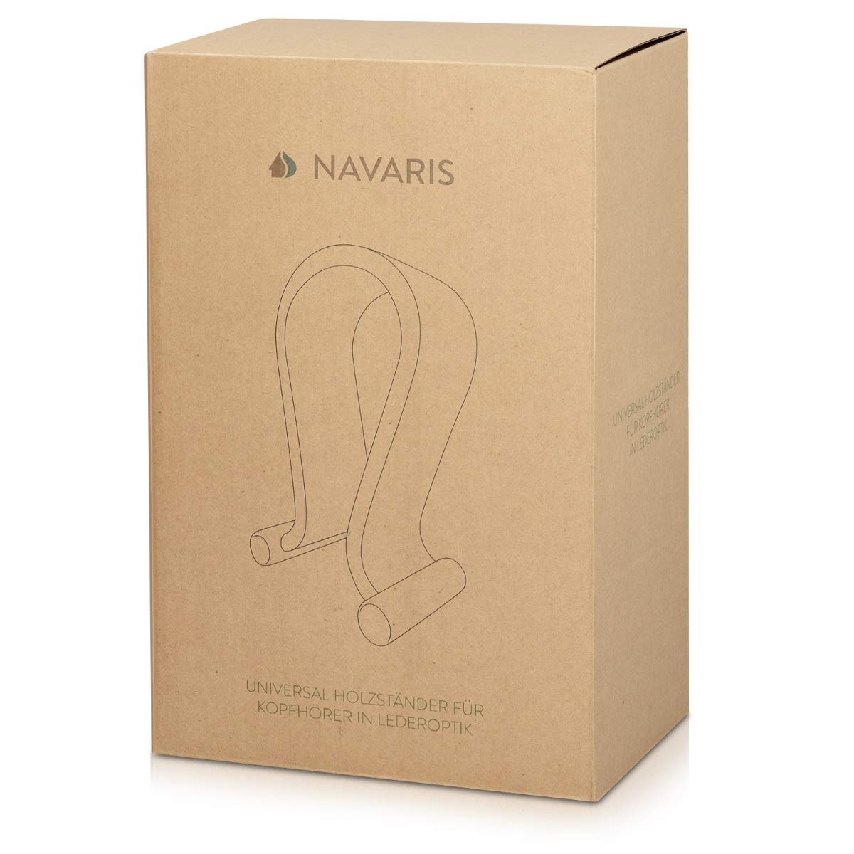 navaris-omega-kopfh-rerst-nder-headset-halter-rot-kunstleder image 6