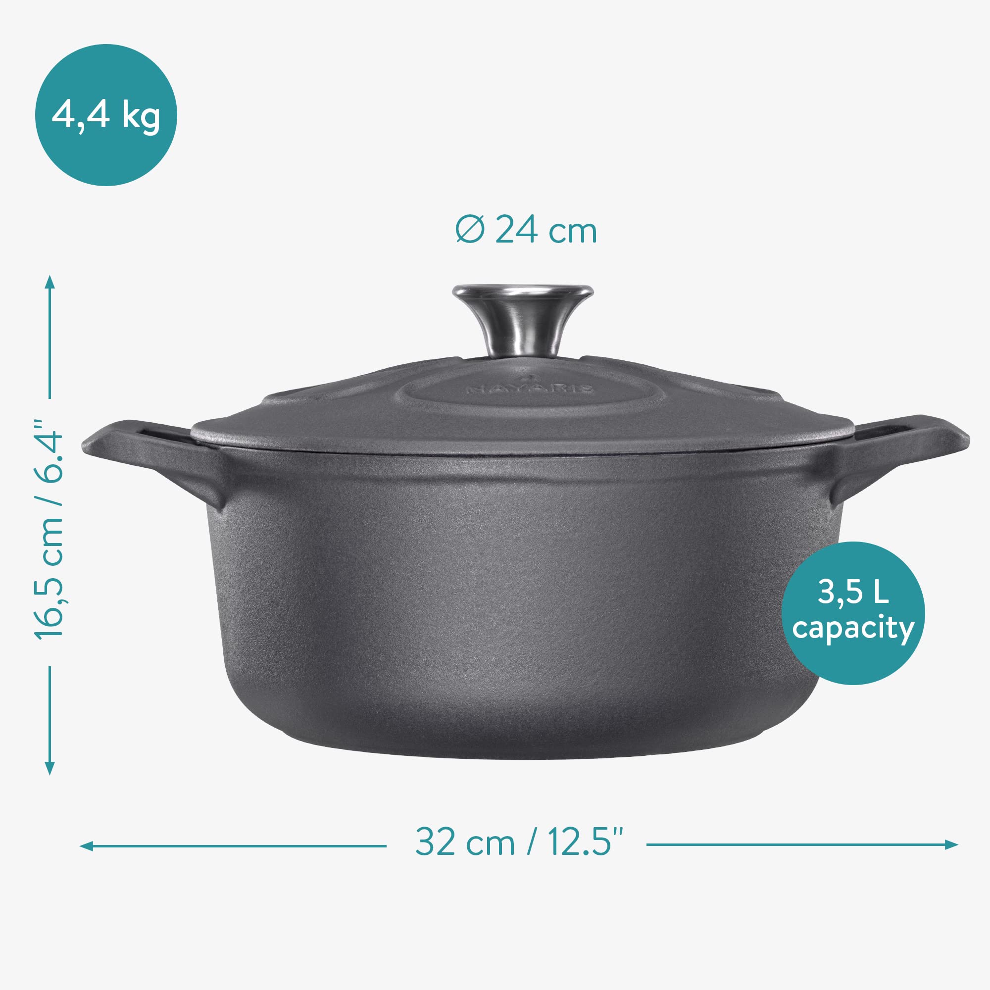 navaris-kitchen-gusseisentopf-br-ter-3-5l-24-cm-emailliert image 4