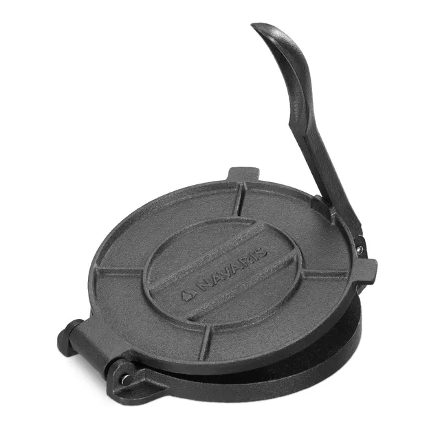 navaris-kitchen-tortilla-presse-gusseisen-20-cm-teigpresse image 1