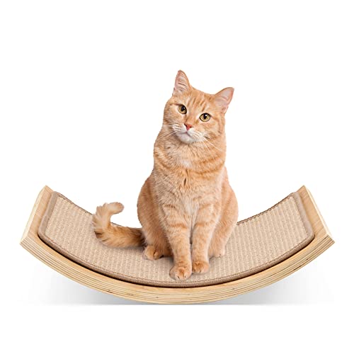 navaris-animals-katzenwandliege-50x35cm-sisal-kratzmatte-holz image 8