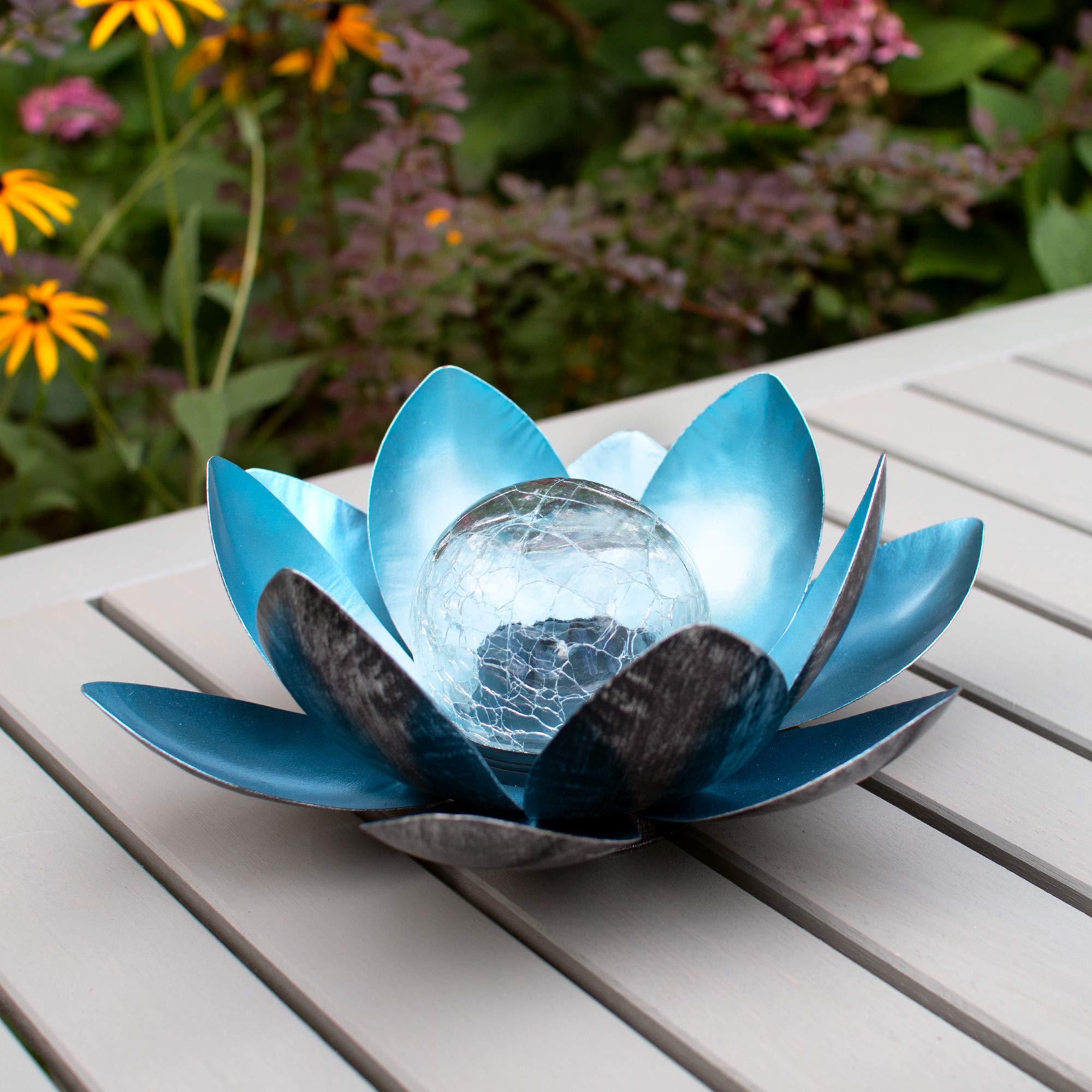 navaris-lighting-solar-lotus-laterne-kaltwei-f-r-garten image 2