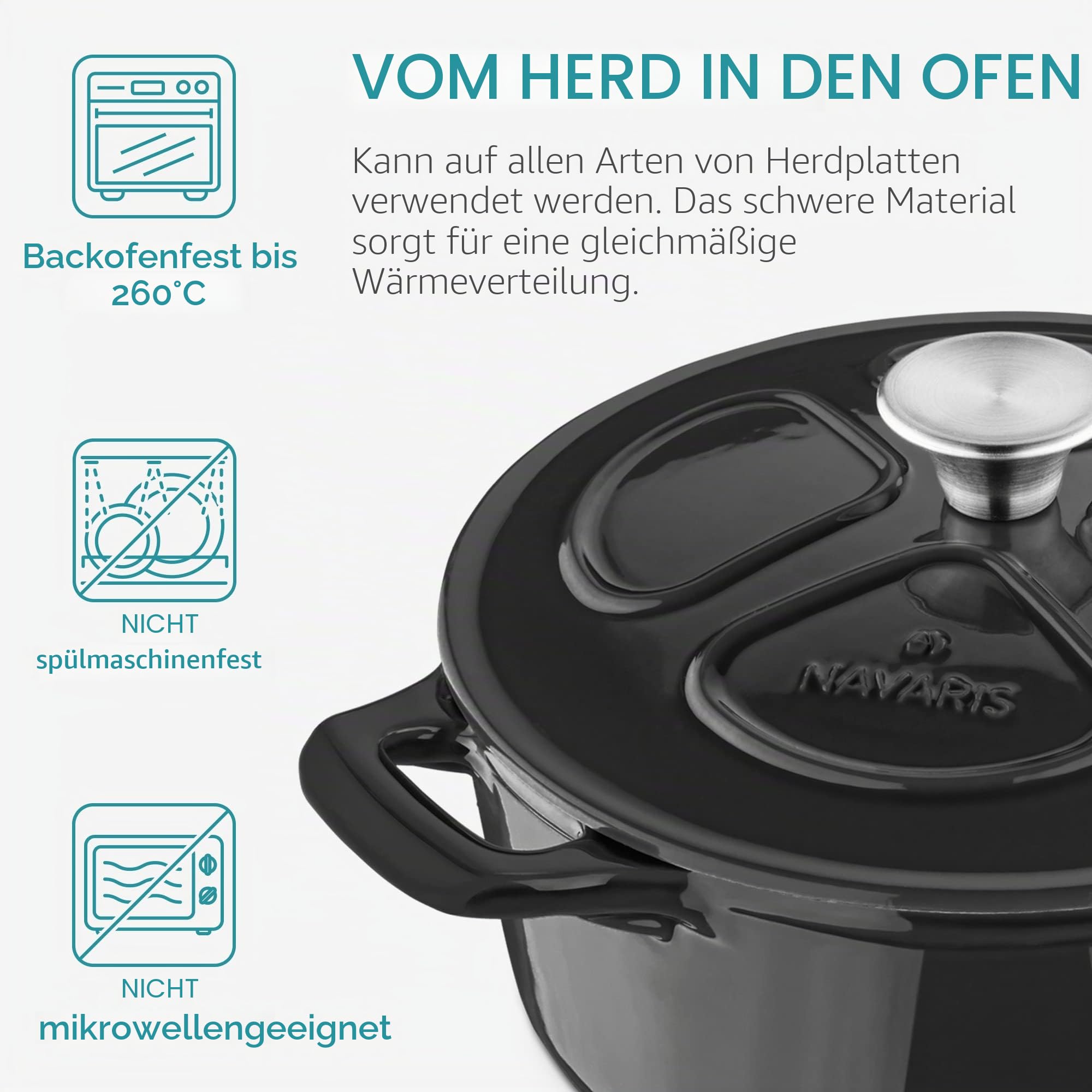 navaris-kitchen-gusseisen-topf-3-5-l-24-cm-schwarz image 3