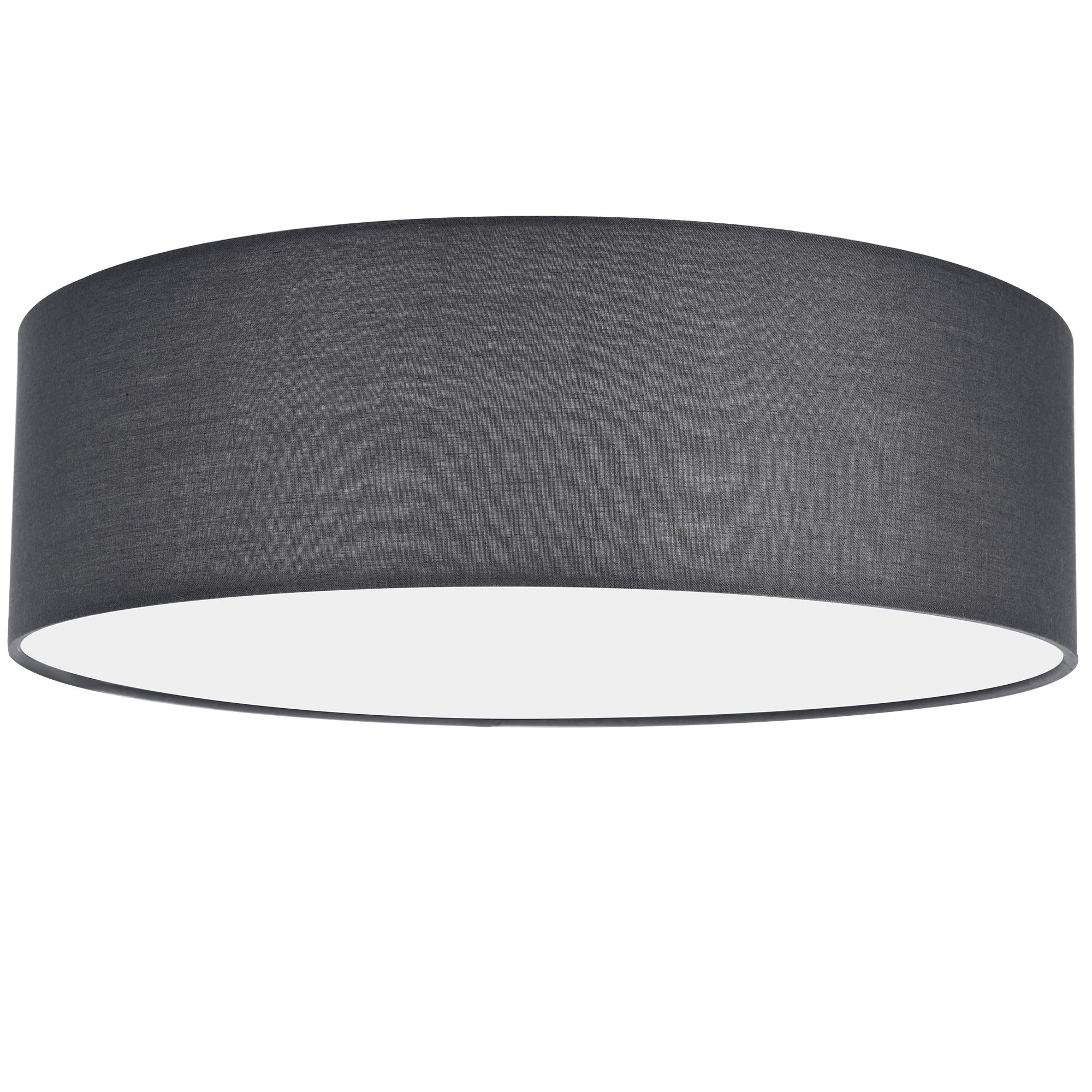 navaris-lighting-led-deckenleuchte-40cm-stoff-dunkelgrau-warmwei image 7