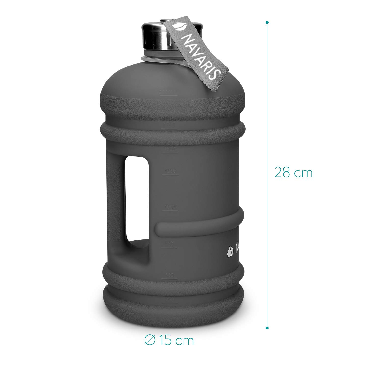 navaris-fitness-trinkflasche-2-2l-bpa-frei-xxl-sportflasche image 6