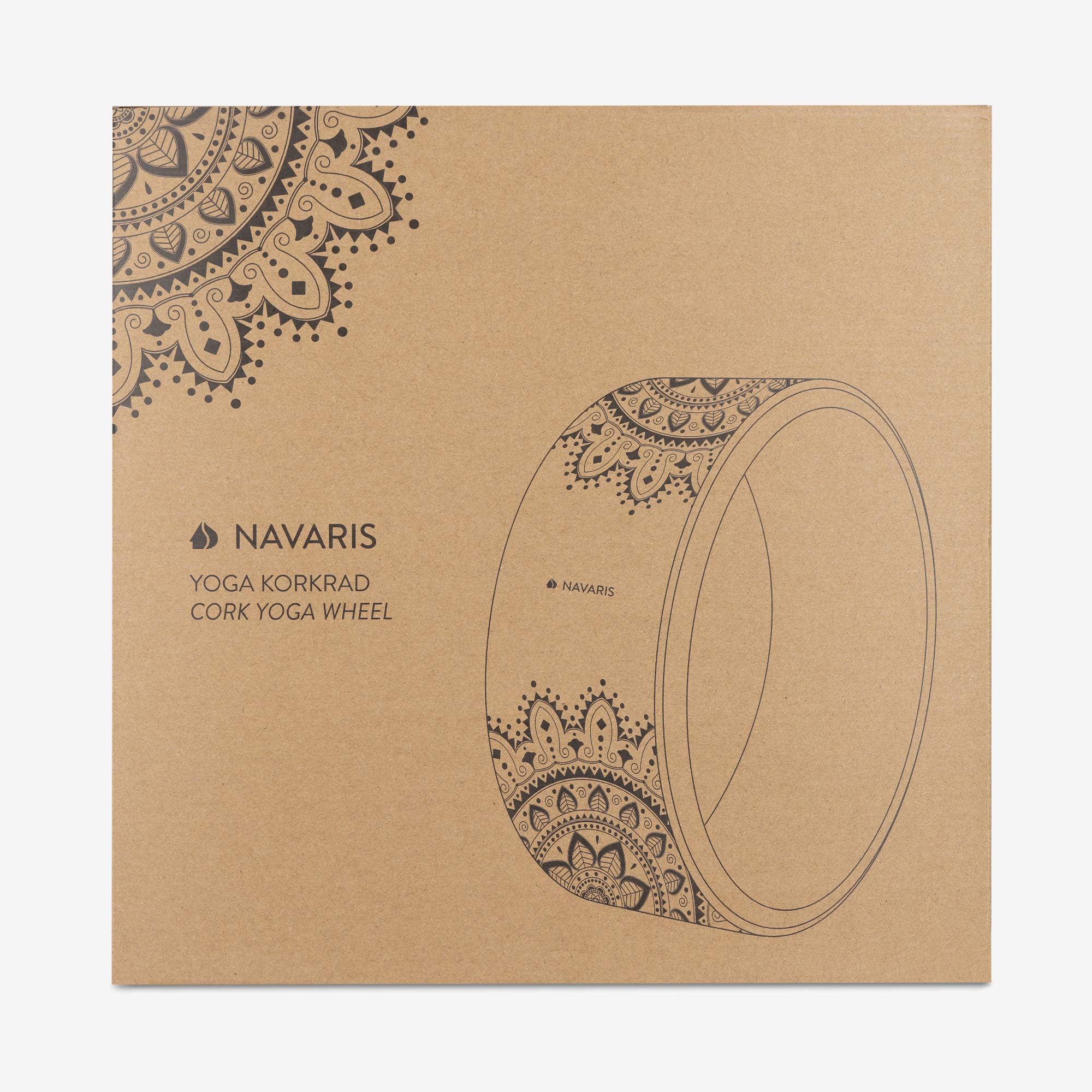 navaris-sport-yoga-rad-kork-33cm-pilates-dehnung image 7