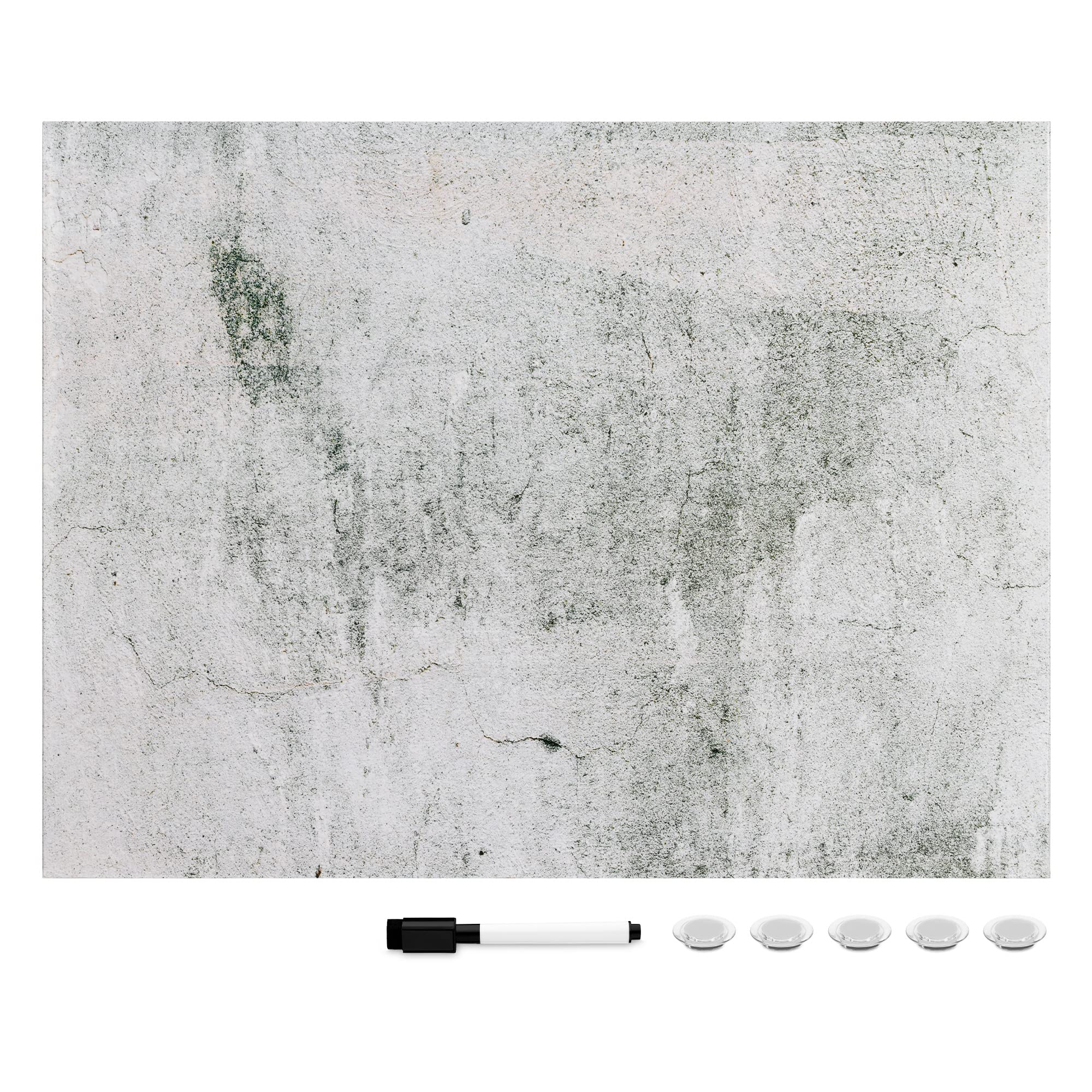 navaris-magnettafel-memoboard-33x43cm-betonwand-abwischbar image 5