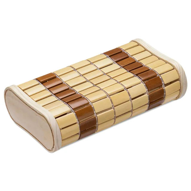 navaris-travel-sauna-kopfst-tze-bambus-braun-natur image 1