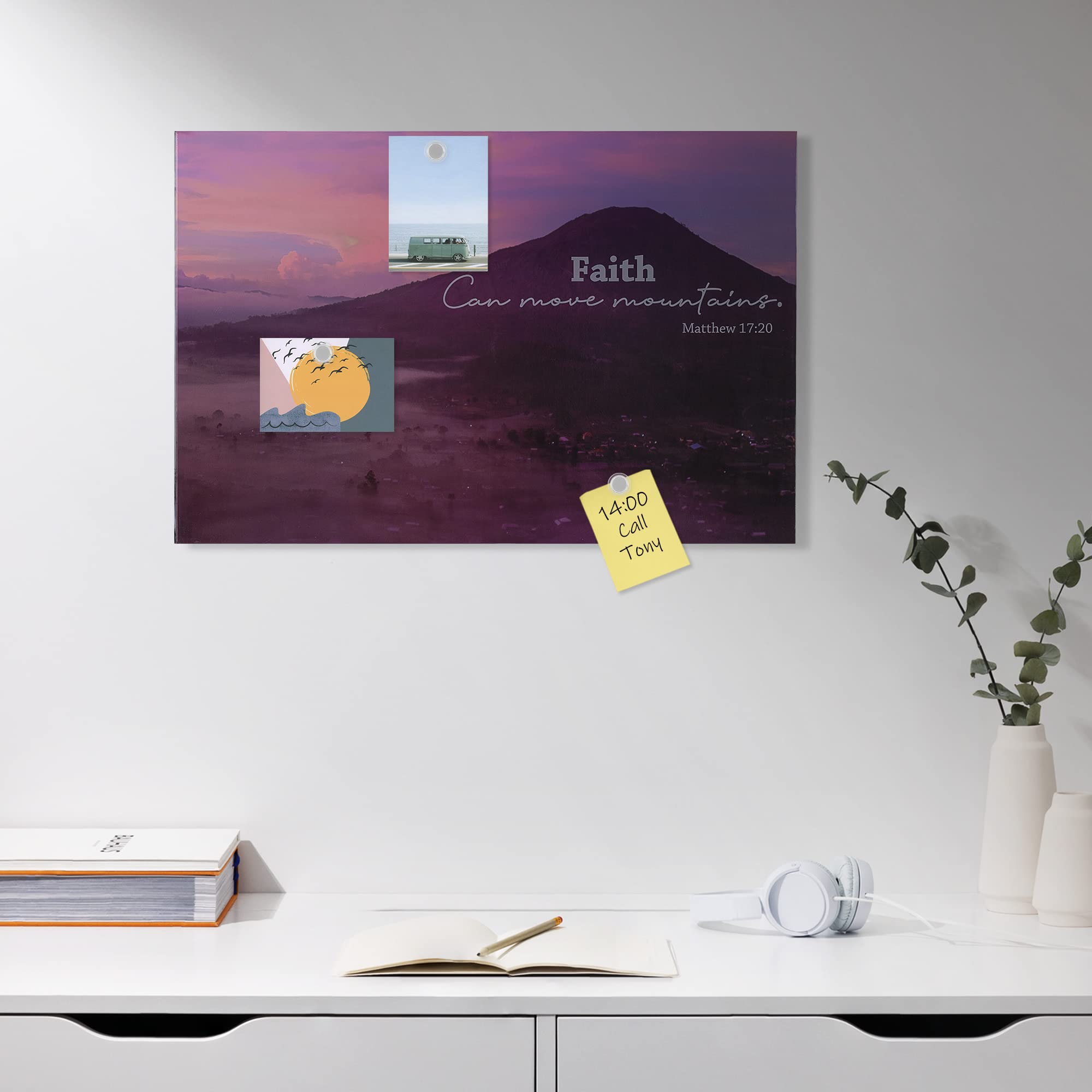 navaris-magnettafel-whiteboard-40-6x61-glaube image 2