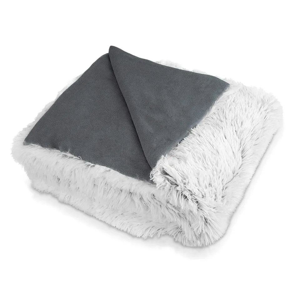 navaris-kuscheldecke-150x200-kunstfell-wei-grau-waschbar image 1
