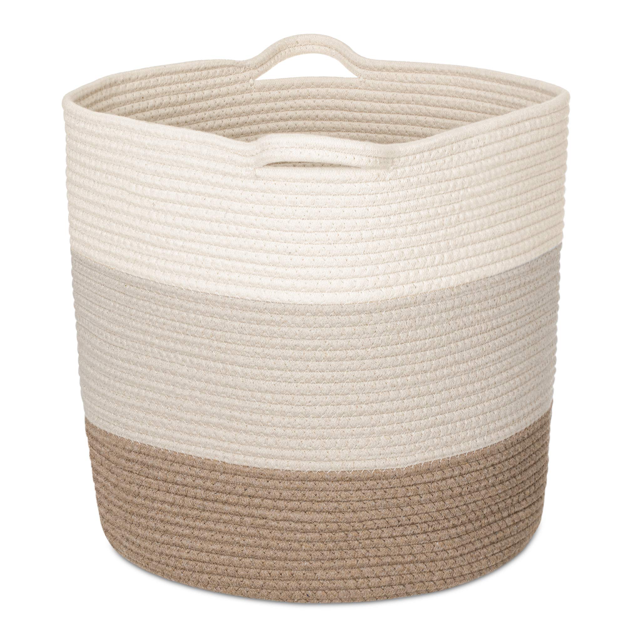 navaris-living-flechtkorb-baumwolle-rund-waschbar-beige image 5