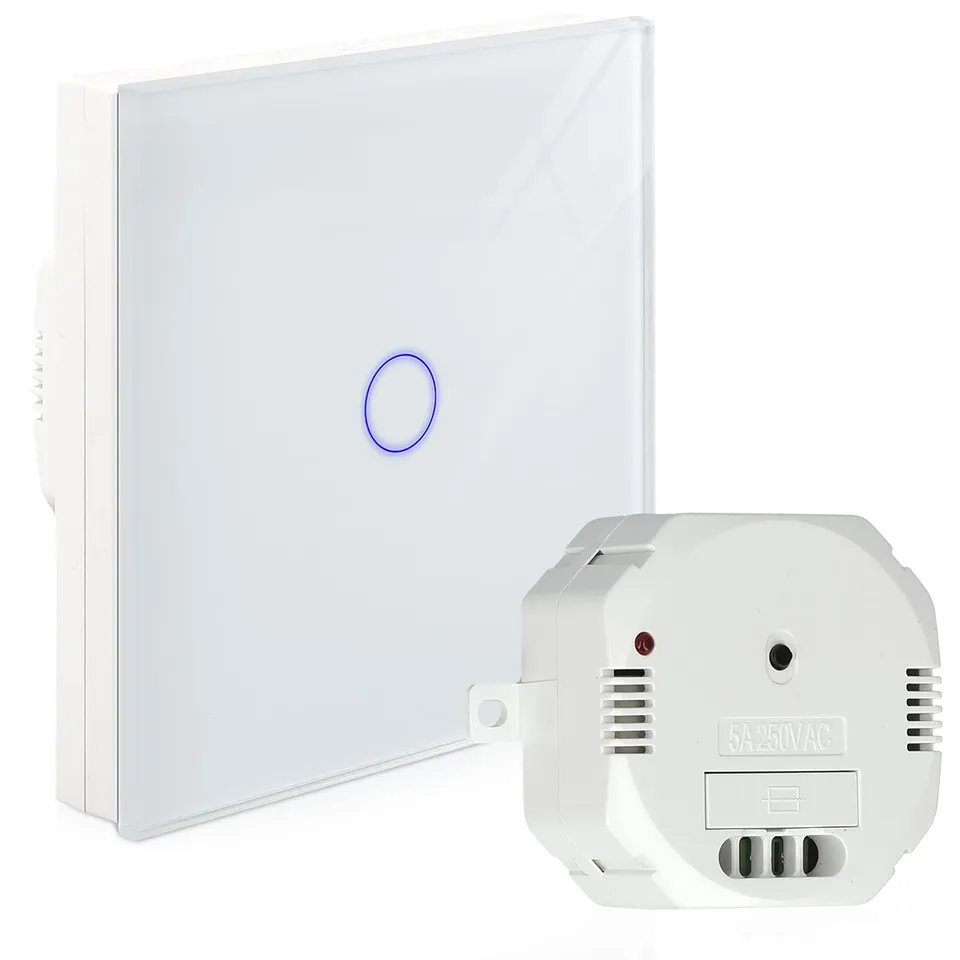 navaris-funk-lichtschalter-set-touch-wei-sender-empf-nger image 1
