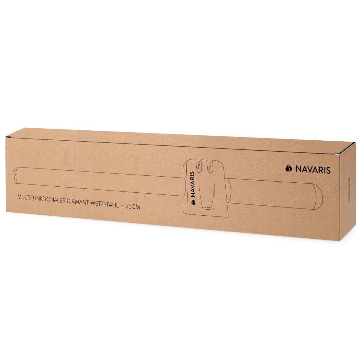navaris-kitchen-diamant-wetzstahl-25cm-mit-schleifer image 7