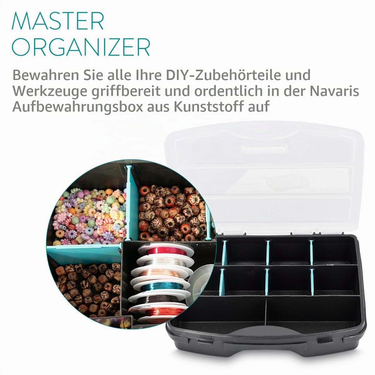 navaris-sortierkasten-kleinteile-organizer-19x15x4cm-verstellbar-leer image 6
