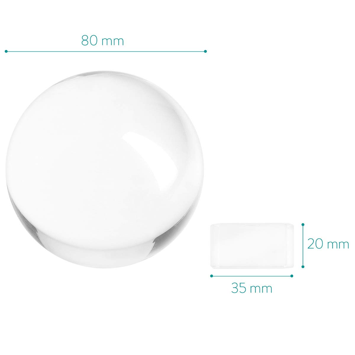 navaris-glaskugel-80mm-fotografie-deko-mit-st-nder image 4