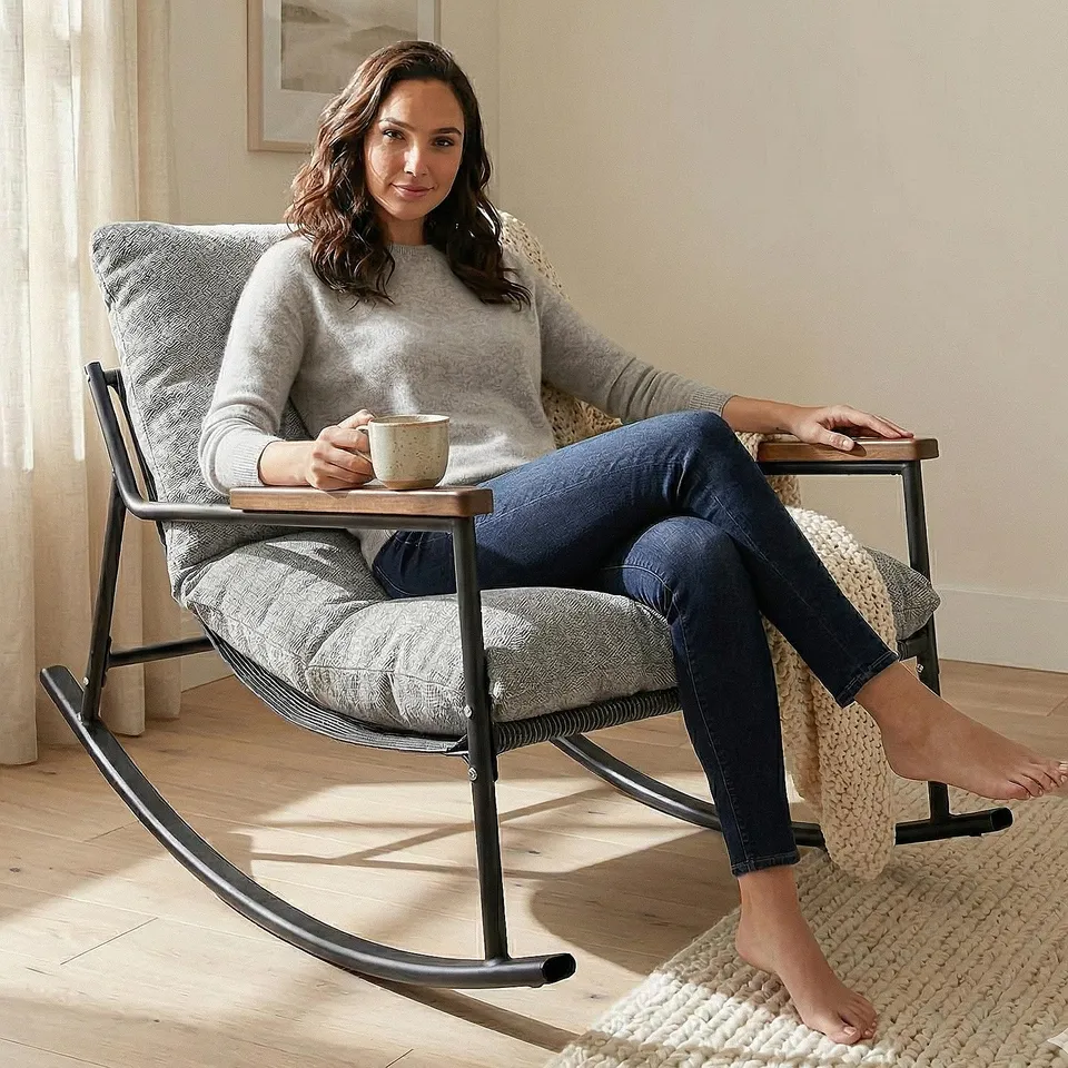 allyson-schaukelstuhl-stillsessel-cord-grau-bis-150-kg image 1