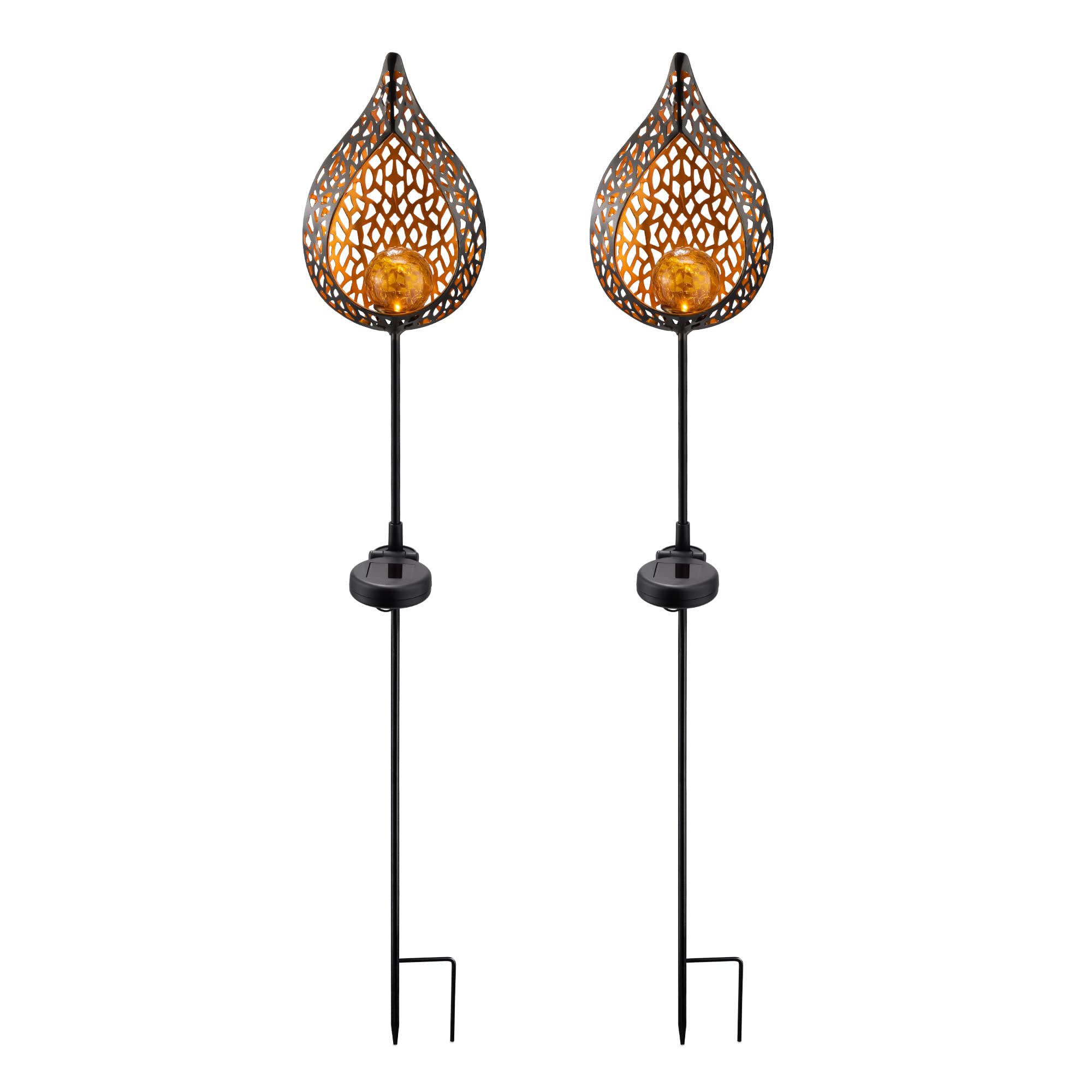 navaris-garden-led-solar-gartenfackel-tropfen-90-cm-2er image 7