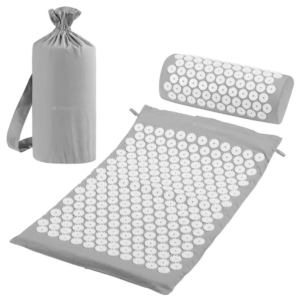 navaris-2in1-akupressur-set-akupressurmatte-mit-kissen-grau image 1
