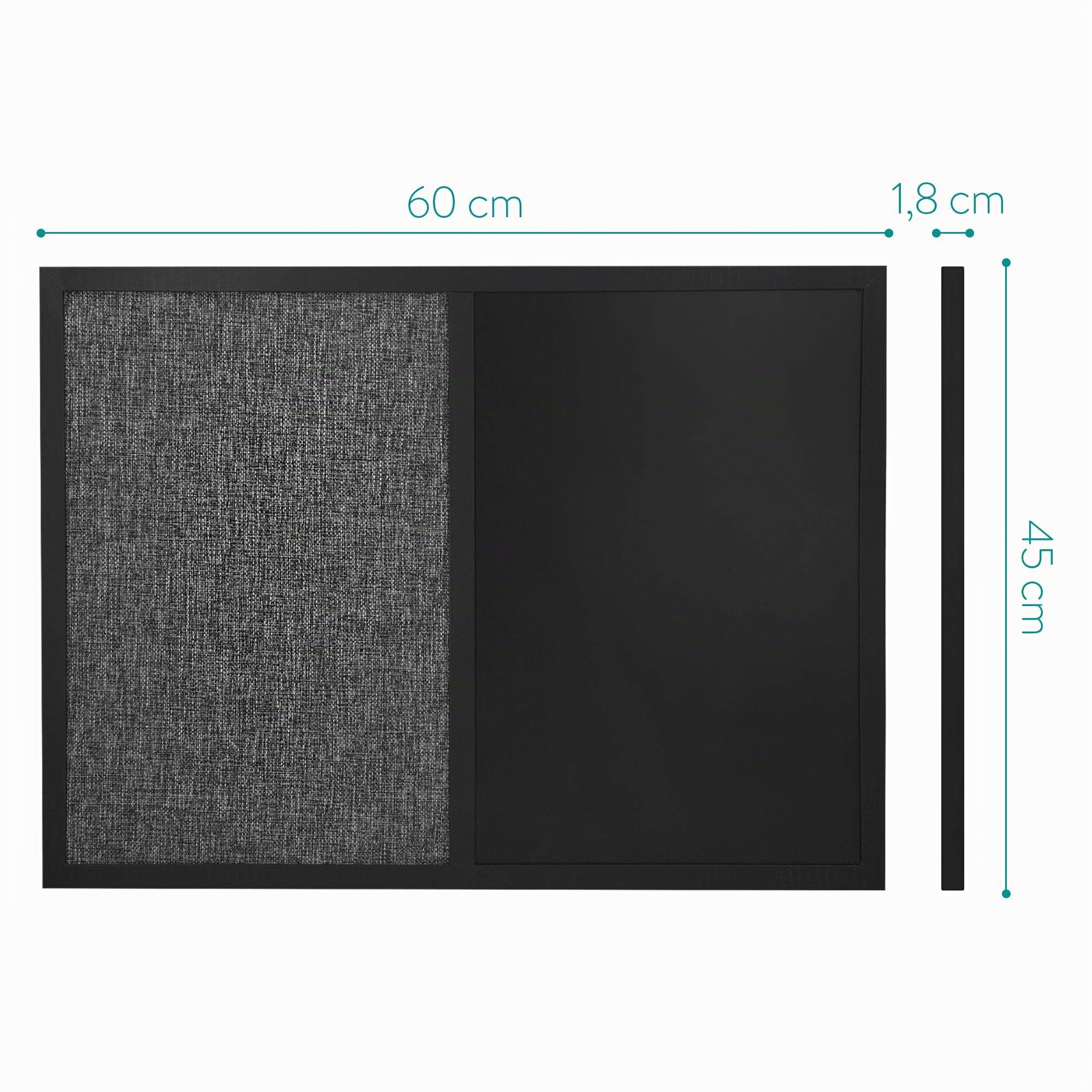 navaris-office-hobby-kombitafel-60x45cm-magnet-kreide-stoff image 6