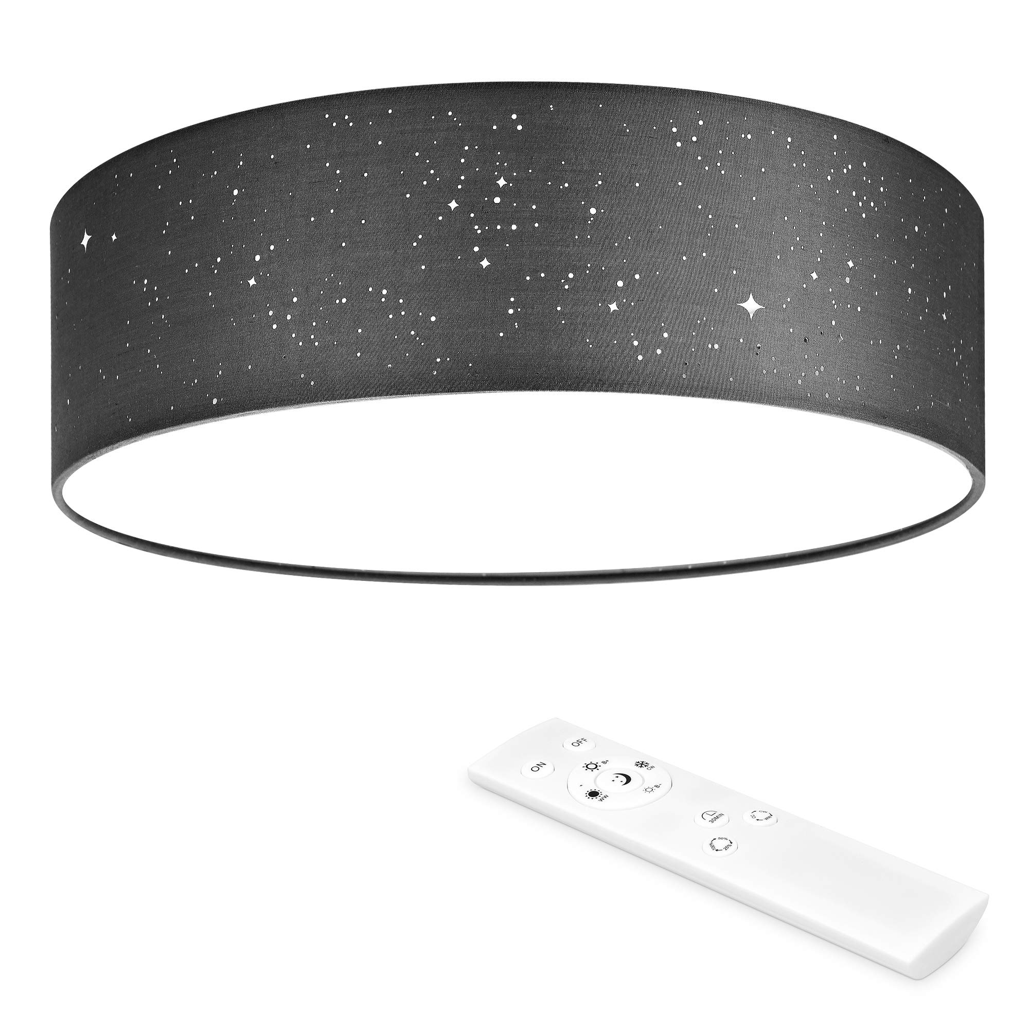 navaris-lighting-led-deckenleuchte-40cm-dunkelgrau image 7